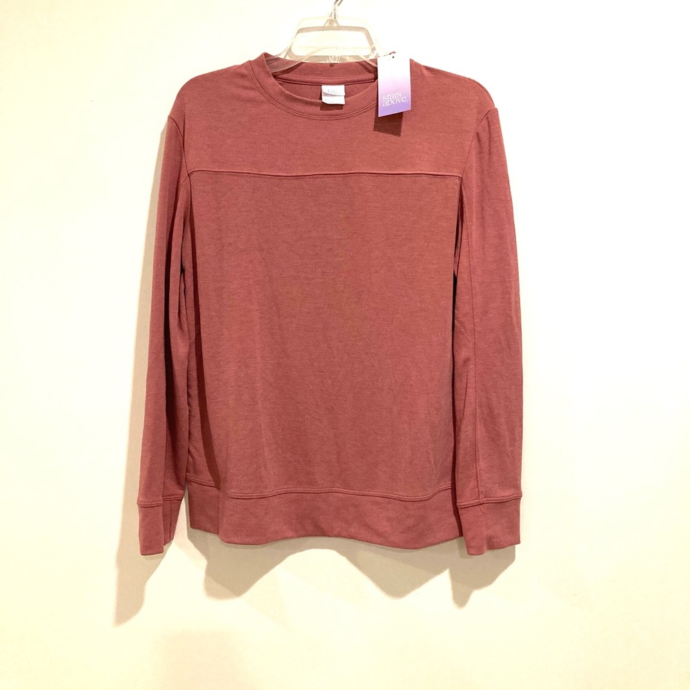 NWT Target’s Stars Above Long Sleeve Size XS Lounge/Pajama Shirt, Rose